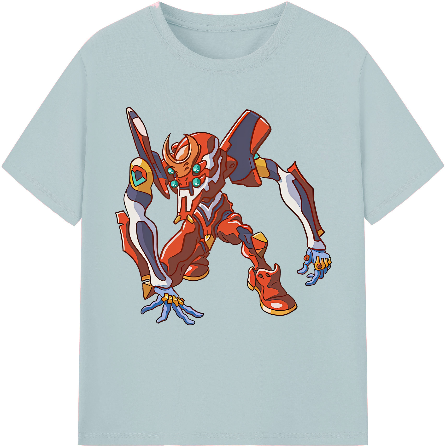 （画像用） EVA 新世紀エヴァンゲリオン 綿100％半袖Tシャツ（フロントプリント）